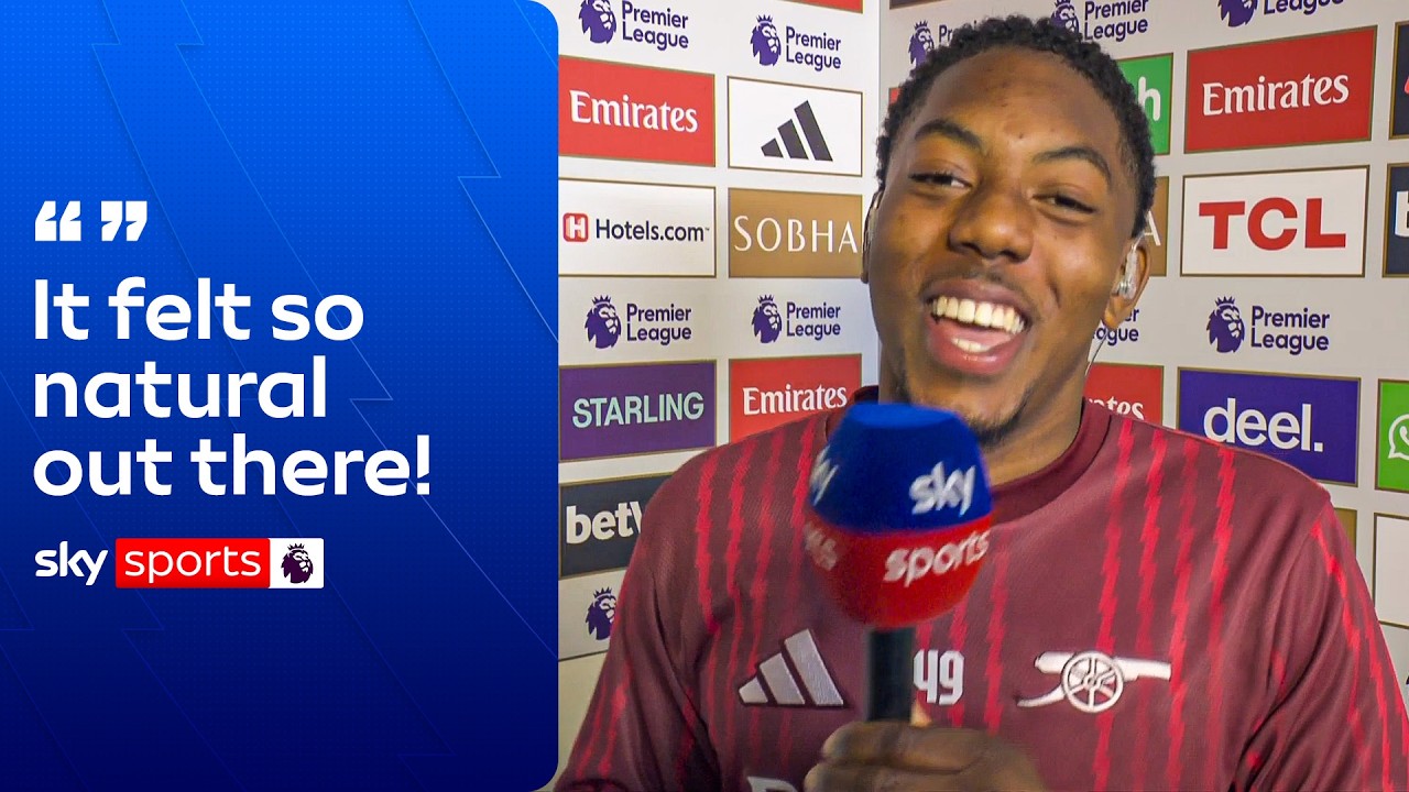 Myles Lewis-Skelly FULL post-match interview after starting in midfield for Arsenal 🔴