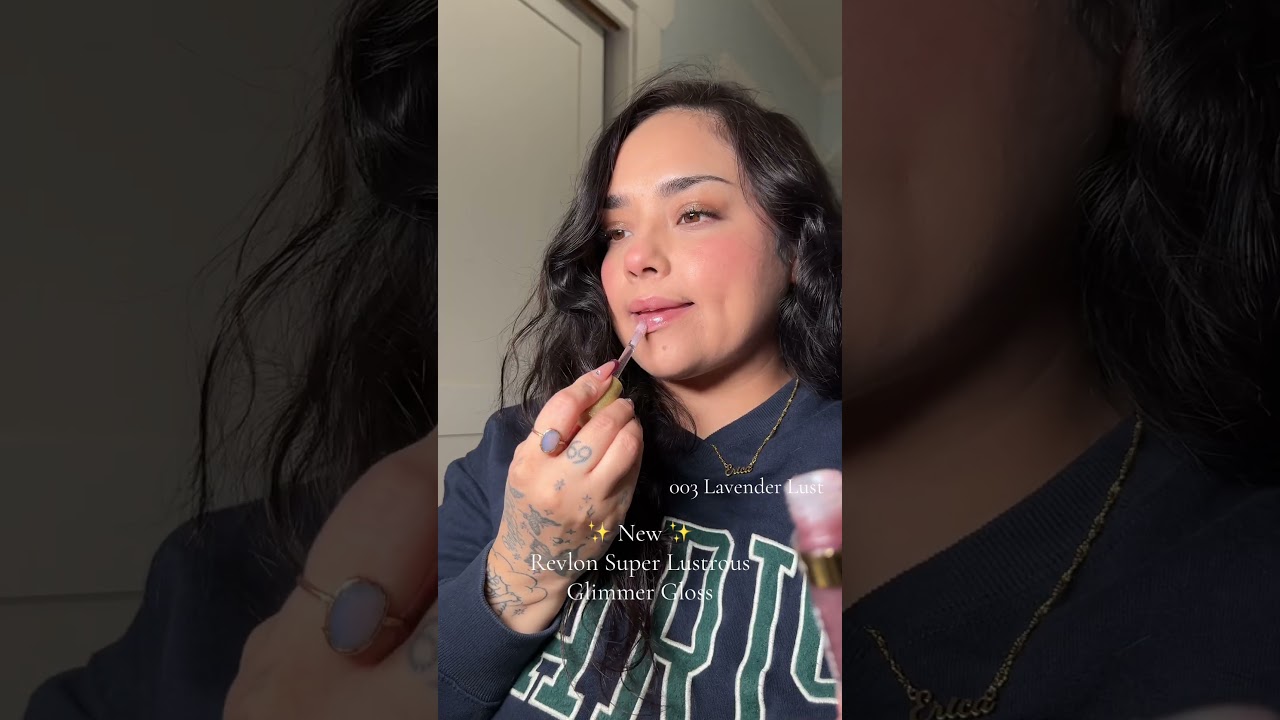 New✨ Super Lustrous glimmer gloss by @revlon super sparkly, shiny 