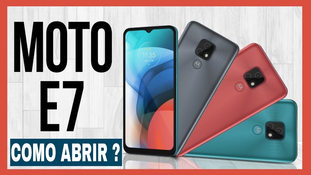 Como Abrir Moto E7 E7 Power Paracell YouTube