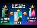 UMIDIGI POWER 3 VS XIAOMI MI A3 VS REDMI NOTE 8 / Comparativa en español / Mexico