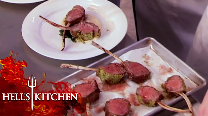 Gordon Furious Over Cold Lamb | Hell's Kitchen