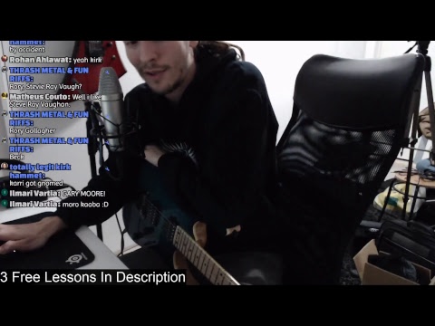 Live Metal Guitar Lesson | Ask me anything guitar related