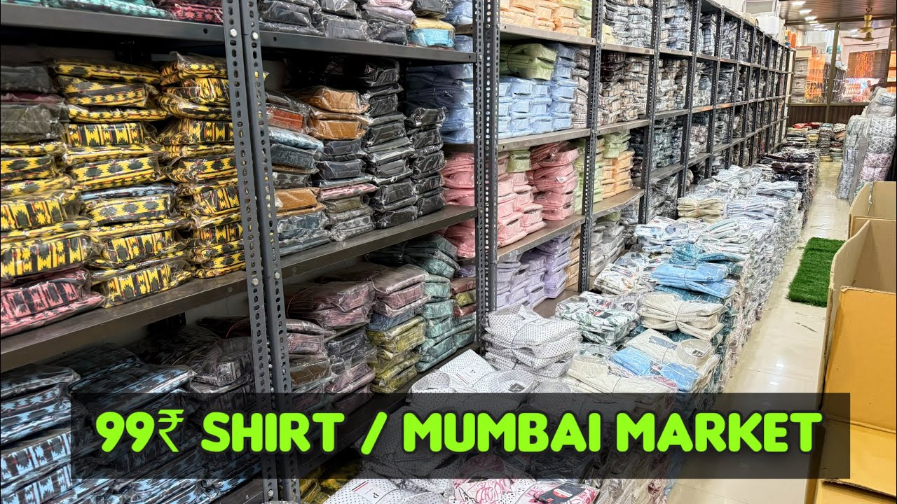 MUMBAI'S CHEAPEST SHIRT FACTORY / SHIRT WHOLESALE MARKET MUMBAI