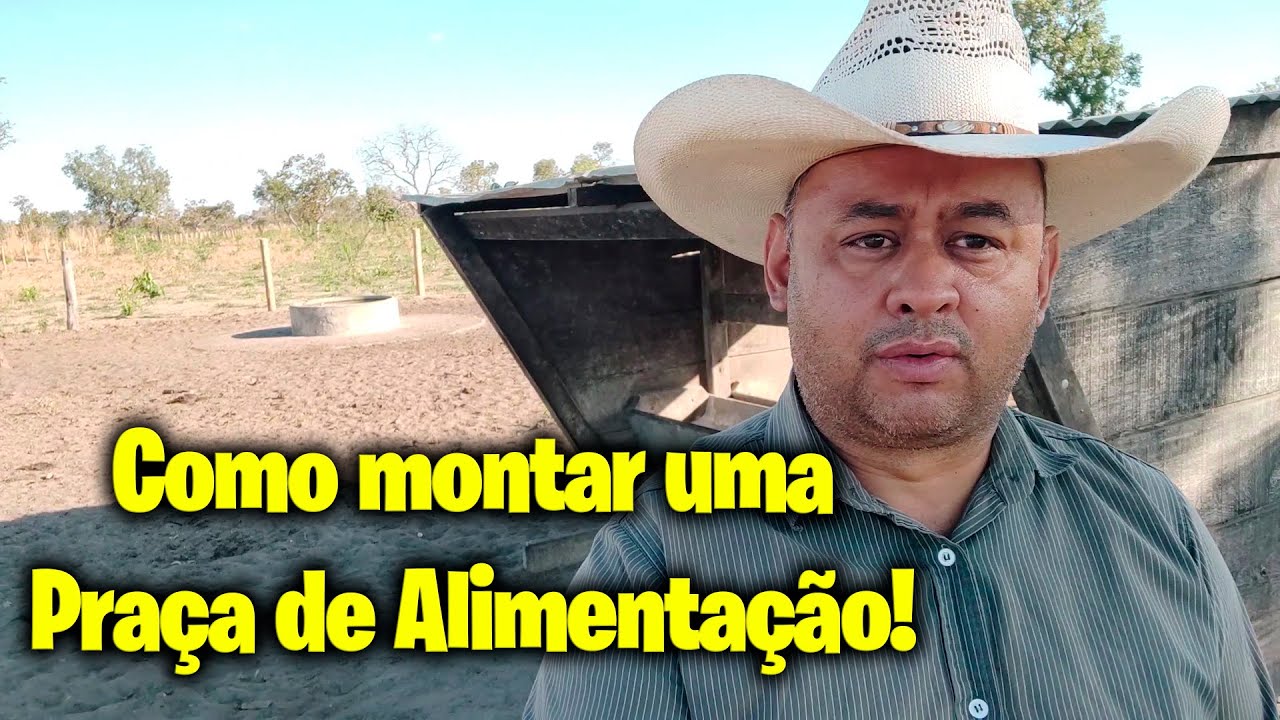 Como montar uma PRAÇA DE ALIMENTAÇÃO!