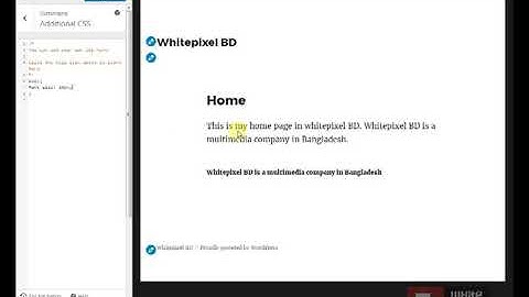 How to Change Font Size  and Font family  in WordPress Posts And Pages