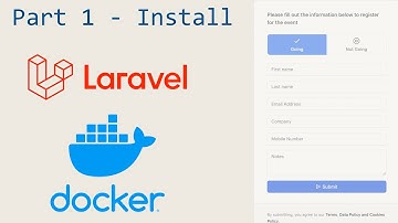 Building RSVP with Laravel, Inertia, React - P1 Laravel installation using Docker