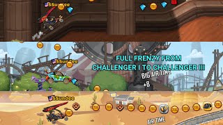 COLLECTING ALL REWARDS FROM FULL FRENZY IN CHALLENGER I TO CHALLENGER III - Hill Climb Racing 2