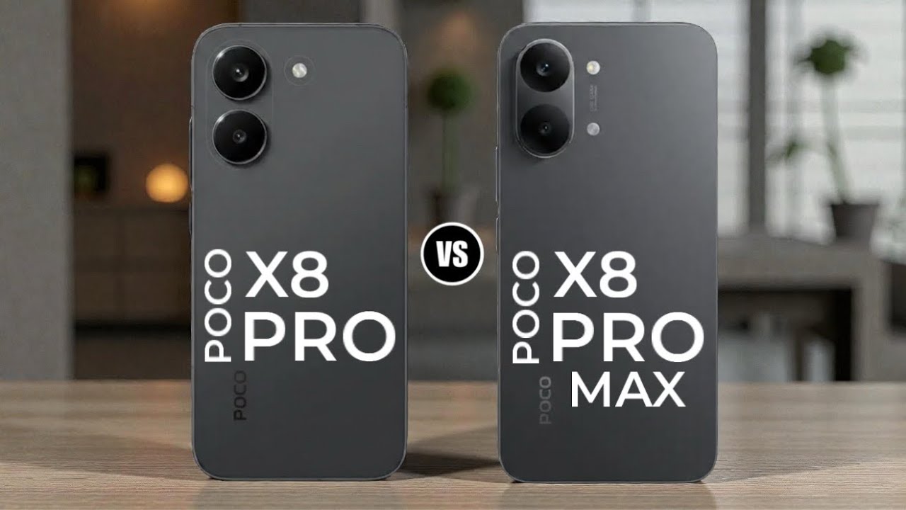 POCO X8 Pro vs Poco X8 Pro Max official ✅