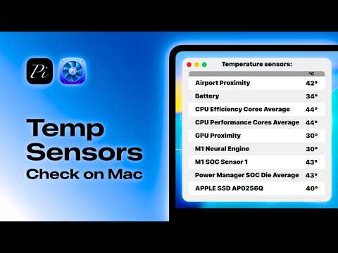 Show Temperature on MacBook