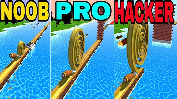 NOOB vs PRO vs HACKER ||SPIRAL ROLL|| (FORT)All Levels Gameplay Androidios (Level  11  - 13 )