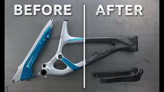 strip paint from carbon fiber fast!