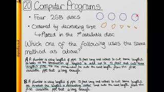 TSA 2012 Section 1 - Q20 - Computer Programs - Worked Solution