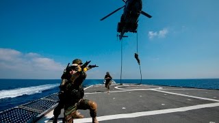 Dramatic boarding exercise with the Lebanese Navy and UNIFIL MTF