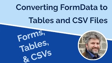 Turning Form Data to CSV files with JavaScript