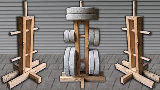 DIY Weight Rack on a budget - Build a Weight Tree