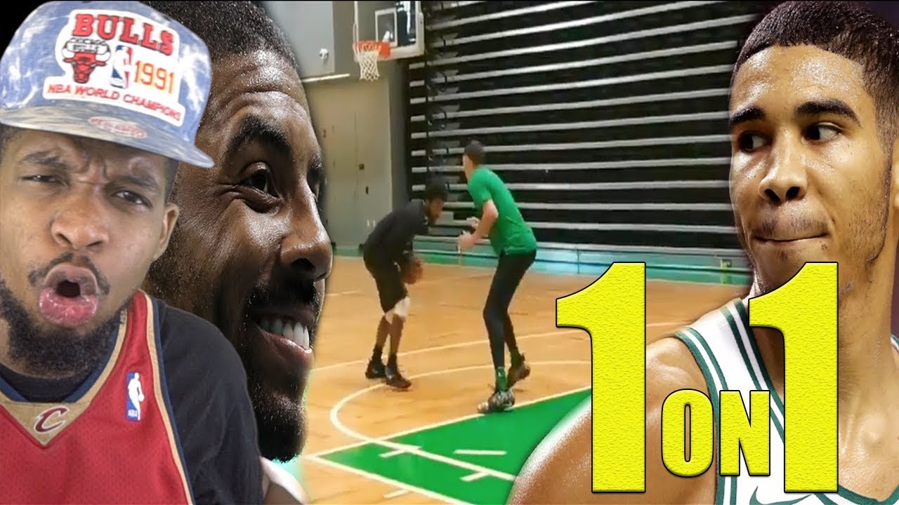 KYRIE vs JAYSON TATUM 1 ON 1! YOU WONT BELIEVE WHO WON