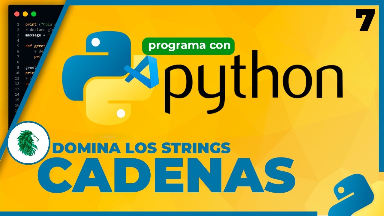 Python Strings Tutorial: Operaciones Esenciales con Cadenas - YouTube