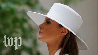 Melania Trump’s fashion makes a statement during French visit