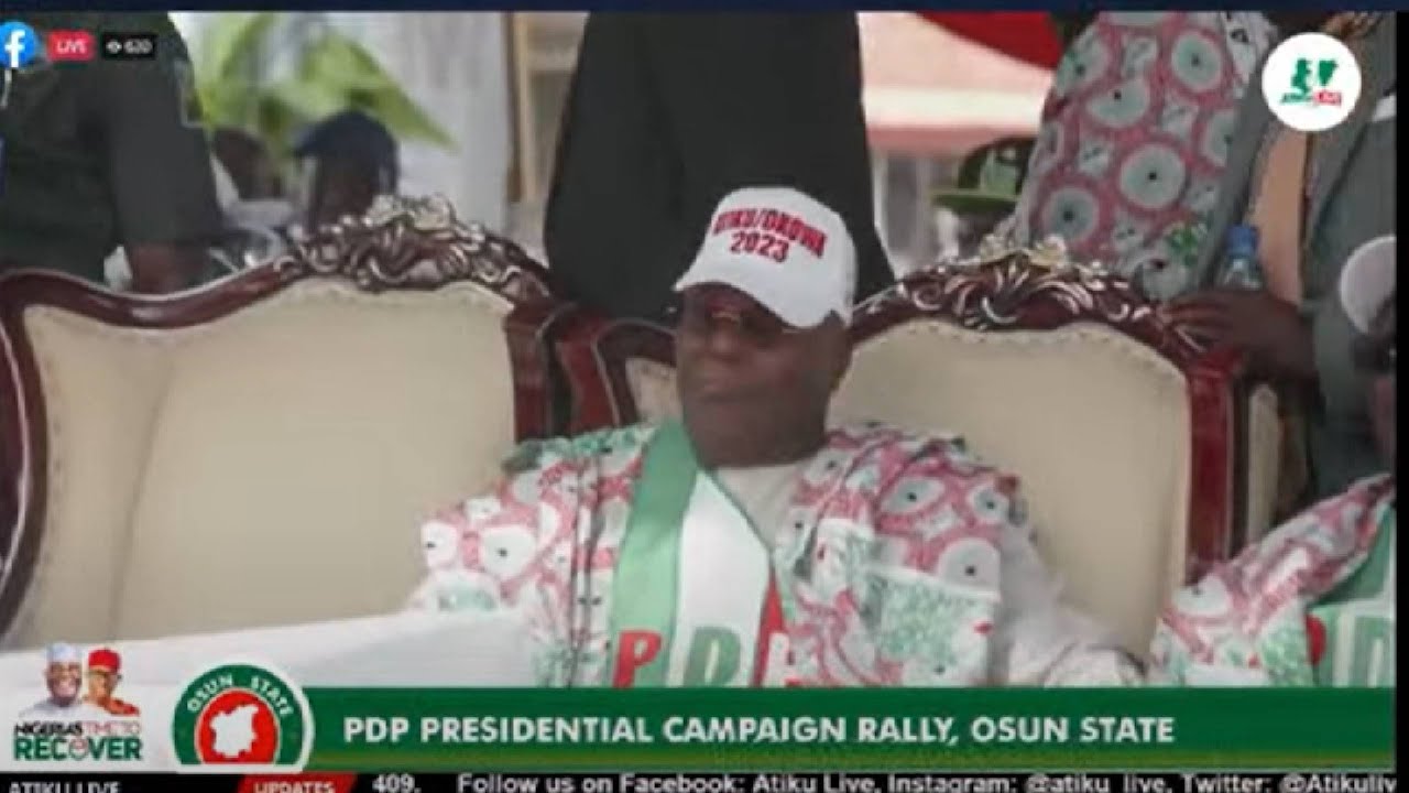 ATIKU ABUBAKAR STORM OGUN STATE WITH EPIC RALLY