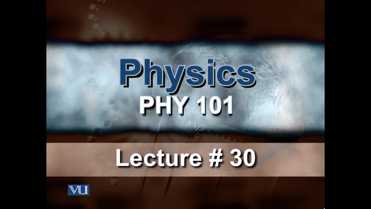 Lecture 30: Electromagnetic Waves | Prof. Pervez Hoodbhoy