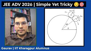 JEE Advanced 2026 Physics Paper 1 Q1 | Pure Rolling Of Disks