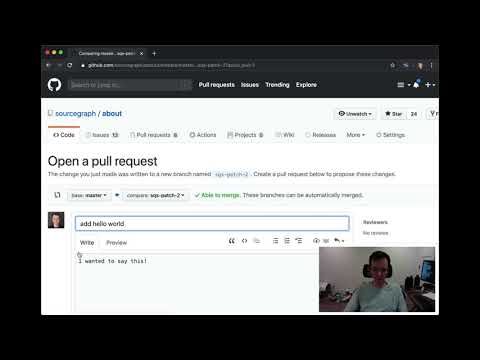 How to edit a single page on the Sourcegraph handbook