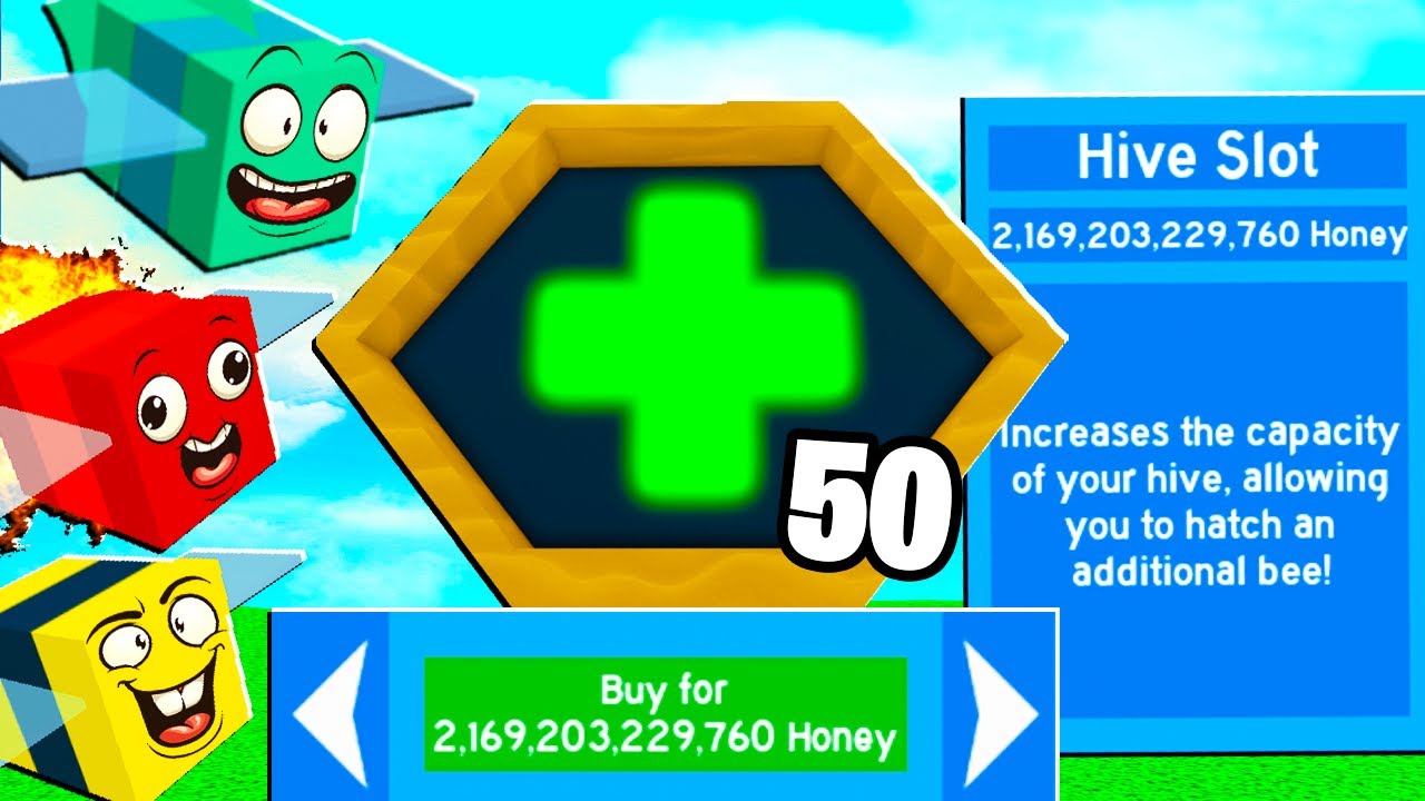 spending-over-2-trillion-honey-for-my-50th-max-bee-hive-slot-in-roblox-bee-swarm-simulator-youtube