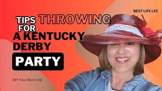 Tips For Throwing A Kentucky Derby Party With Hats, Mint Julep Punch, And Hot Brown Sliders!