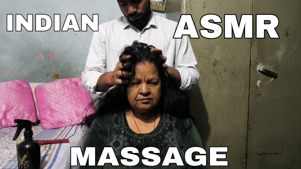 Mind Relaxing ASMR For Sleep | Indian Head Massage ASMR | ASMR NANI