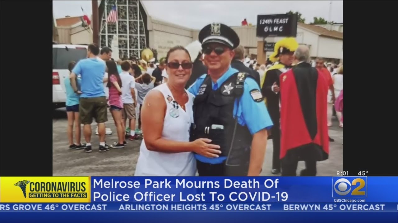 Melrose Park Mourns Death Of Police Officer Lost To COVID19 YouTube