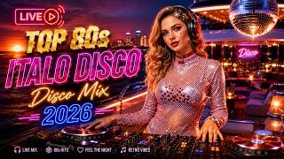 TOP 80s ITALO DISCO MIX 2026 🔴 LIVE | Luxury Yacht Sunset • Euro Disco & Retro Dance