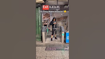 NEW NYC MTA TURNSTILES😳 #kiingspiider #trending #shorts
