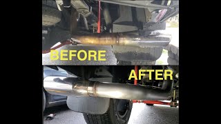2020 Toyota Tundra - TRD Pro Exhaust Cleaning - Removin... | Doovi