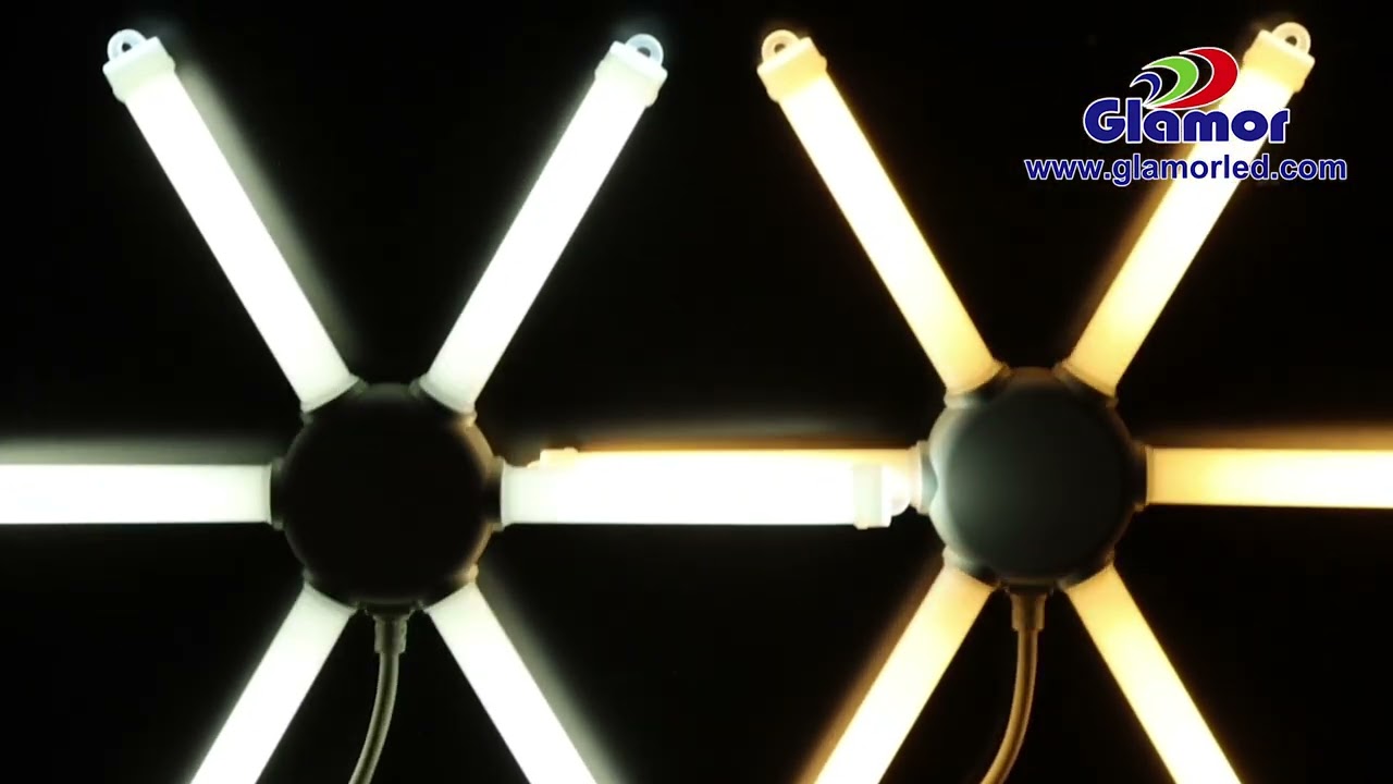 Firework light with milky PC tube