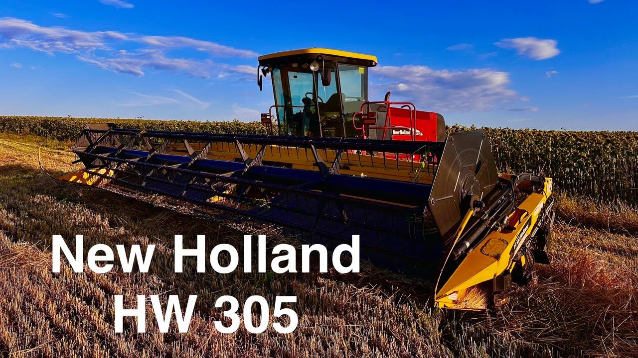 New Holland HW 305. Самоходная косилка