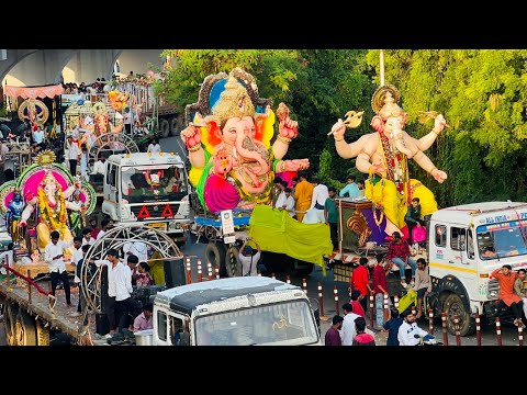 Ganesh nimajjanam Shobha Yatra at Tank bund 2025 | Ganesh Nimajjanam 2025 | ganesh Shobha Yatra 2025