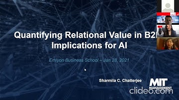 Conference AIM research center with Sharmila CHATTERJEE