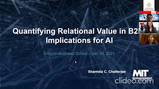 Conference AIM research center with Sharmila CHATTERJEE