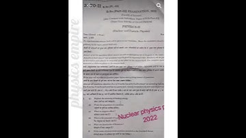 bsc 3 yr (rajasthan university)2022 nuclear &particle physics