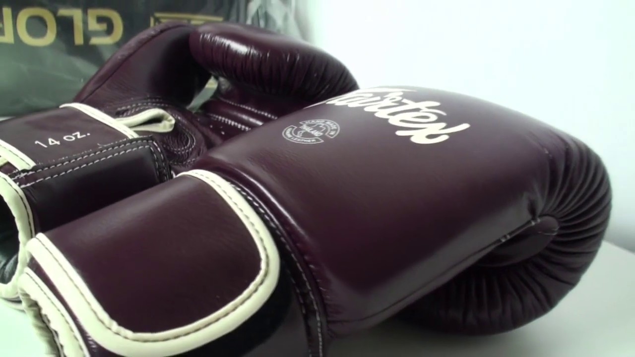 FAIRTEX GLOVES BGV16 MAROON 14oz YouTube