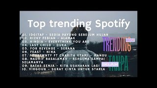 Download Lagu KUMPULAN PLAYLIST LAGU SPOTIFY TERBARU 2025 - SEDIA AKU SEBELUM HUJAN, ALAMAK, IDGITAF [NEW UPDATE] MP3