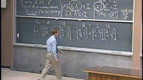 4. Factorization into A = LU