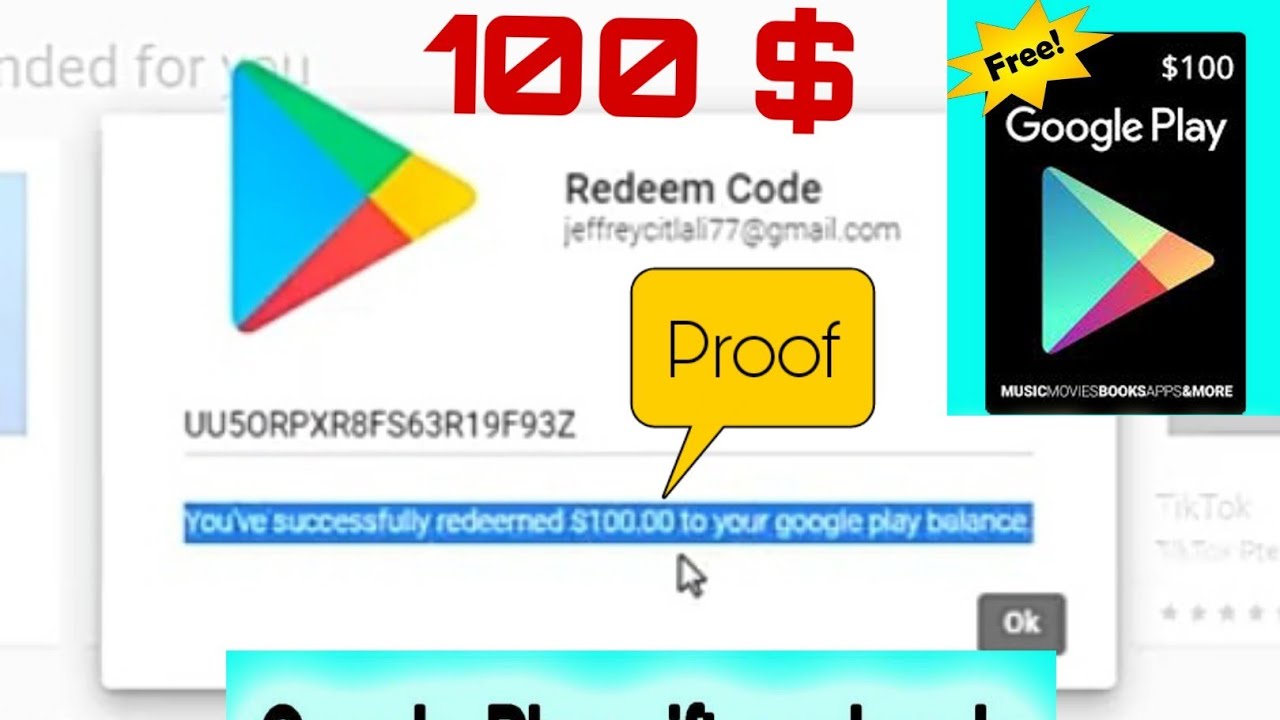Free Google Play Redeem Code 2021 Redeem Code For Play Store Play