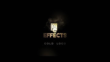 After Effects Gold and Silver Dust Particles Logo Intro || KC Effects