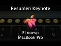 Apple Event Keynote 27: New MacBook Pro