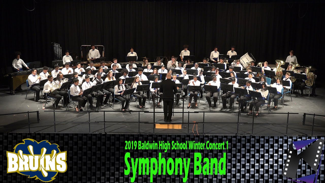 Symphony Band - 2019 Baldwin High School Winter Concert 1 (2019-12-16 ...