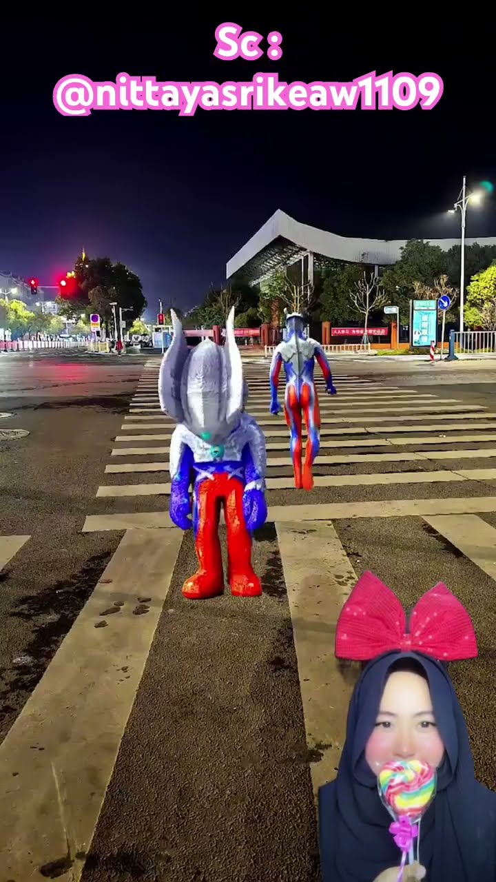 WADUHHH ULTRAMEN KECIL KETIBAN KAYU  LALU LUNTUR ⁉️? @nittayasrikeaw1109 #shorts #funny #dubbing