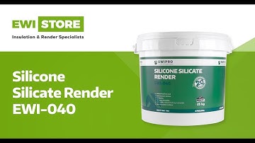 EWI-040 Silicone Silicate Render ➜ Product Highlights