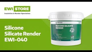 EWI-040 Silicone Silicate Render ➜ Product Highlights