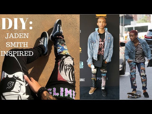 PLAYER Jaden Smith type jeansJeans with patches  GTA5Modscom Forums